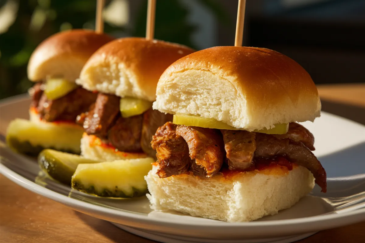 Hawaiian Roll Sliders