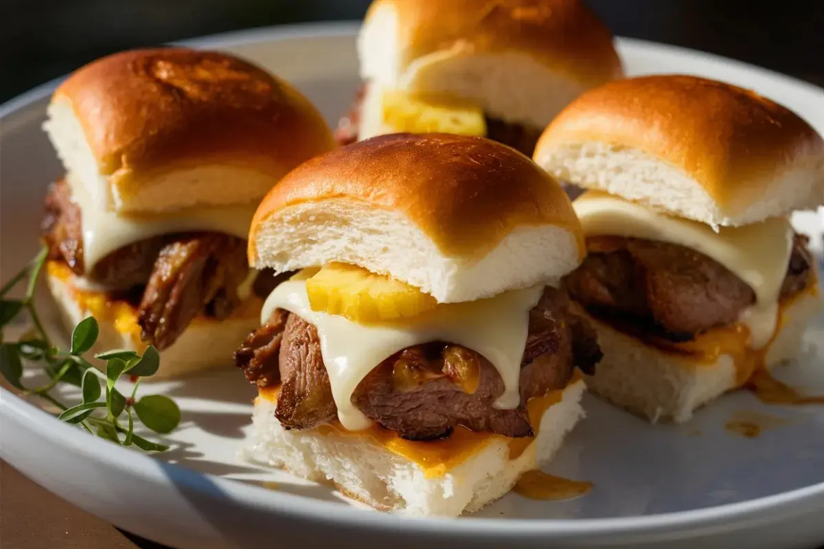 Hawaiian Roll Sliders