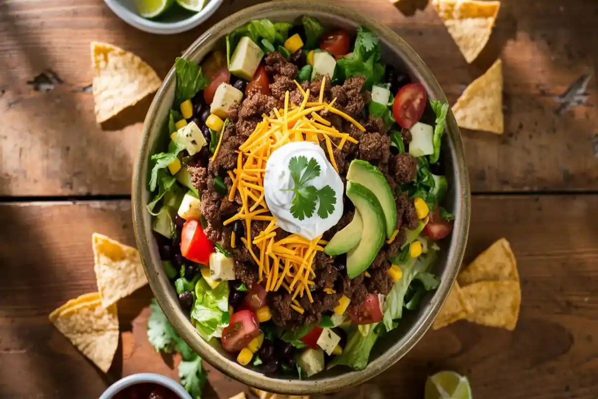 What Does a Taco Salad Contain