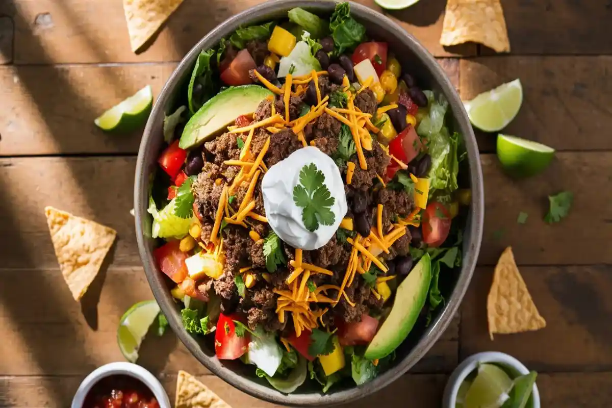 What Does a Taco Salad Contain