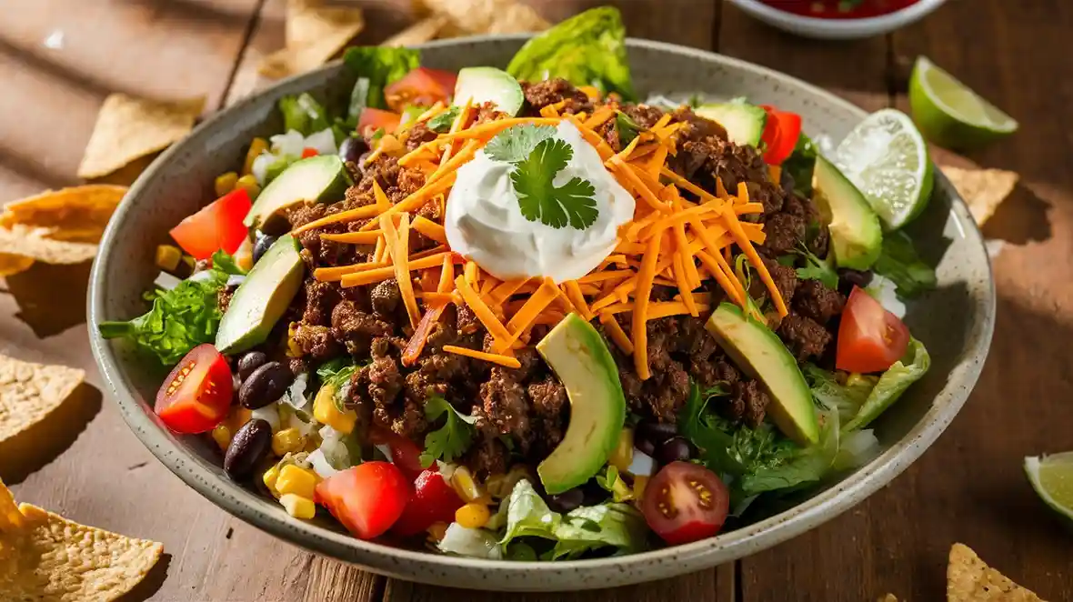 What Does a Taco Salad Contain