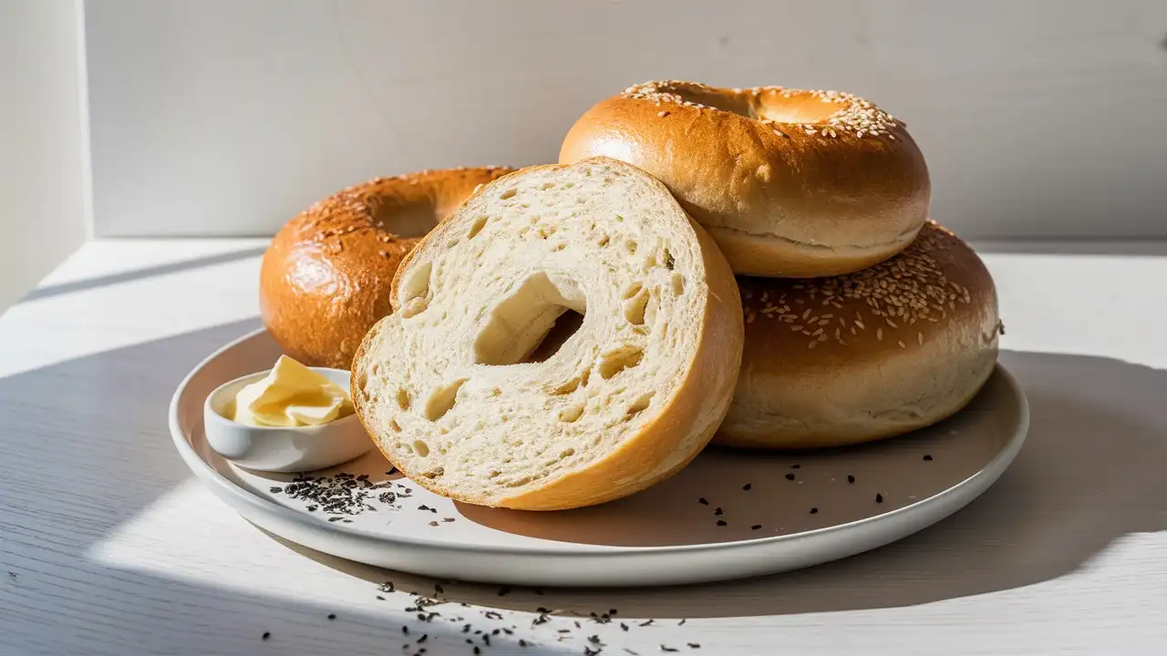 sourdough bagels