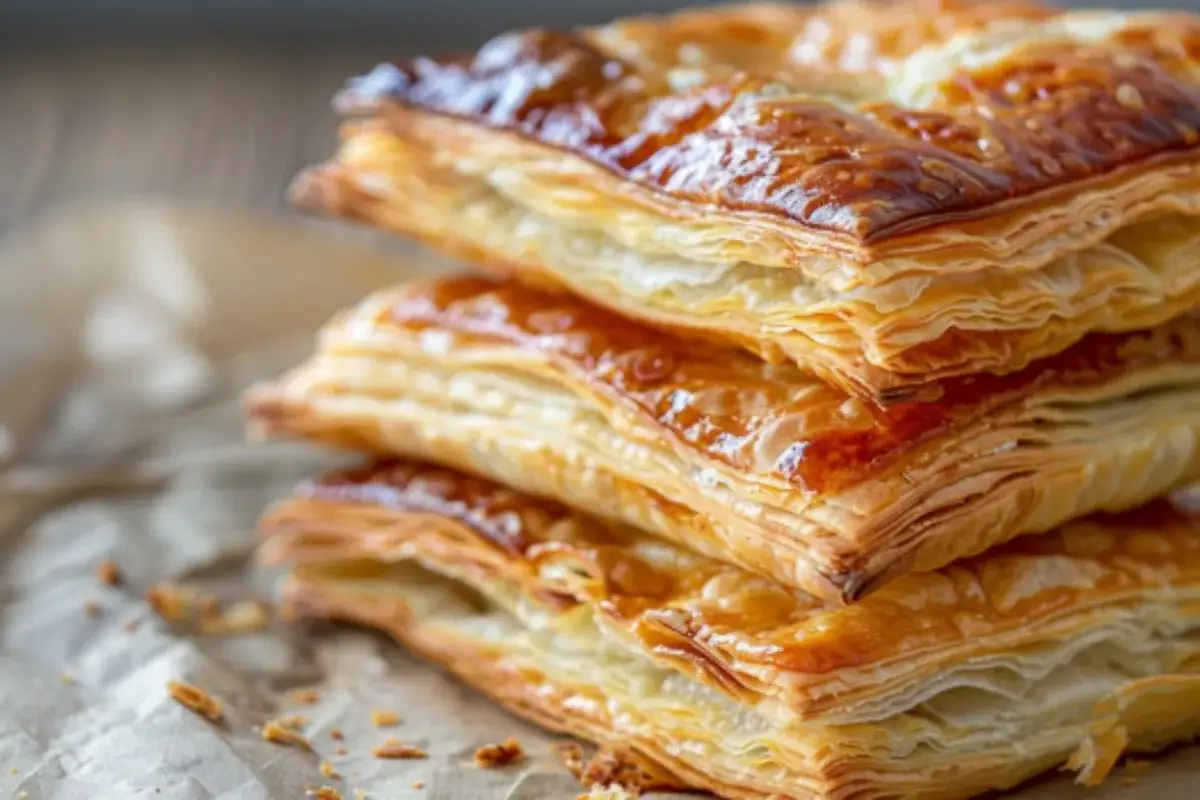 What desserts are made from puff pastry