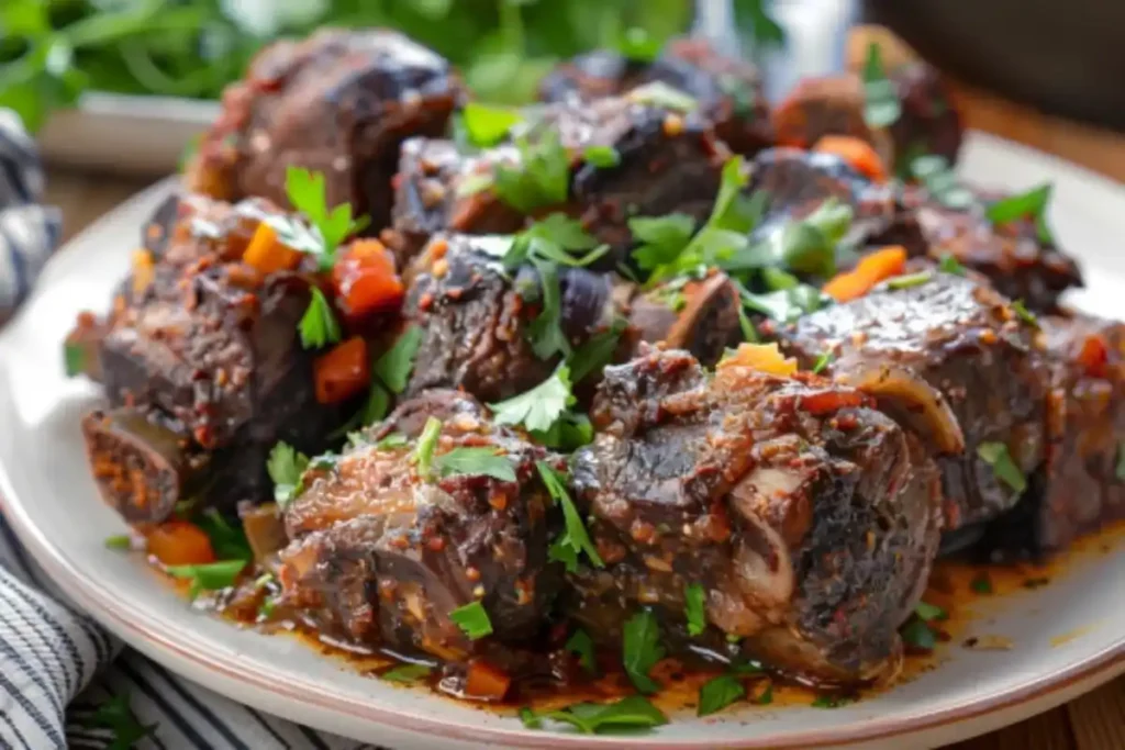 Why do you soak oxtail before cooking