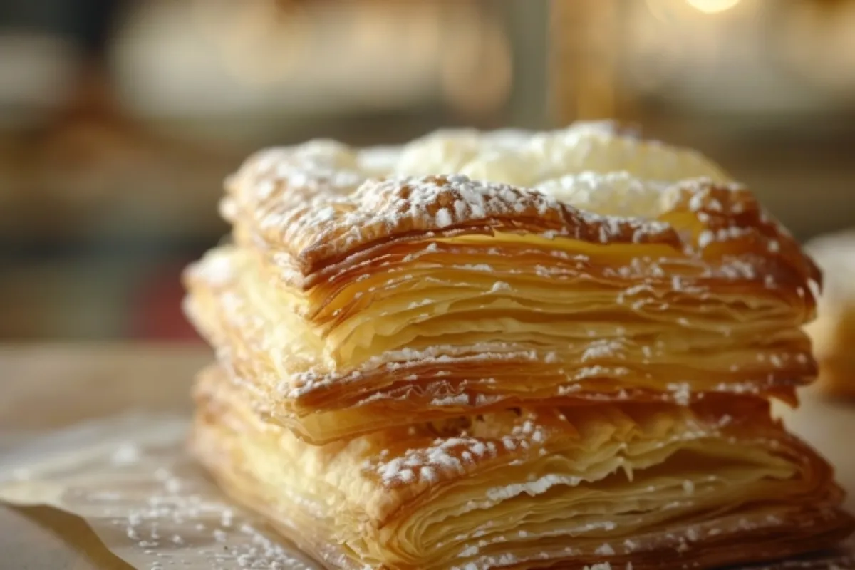 What desserts are made from puff pastry