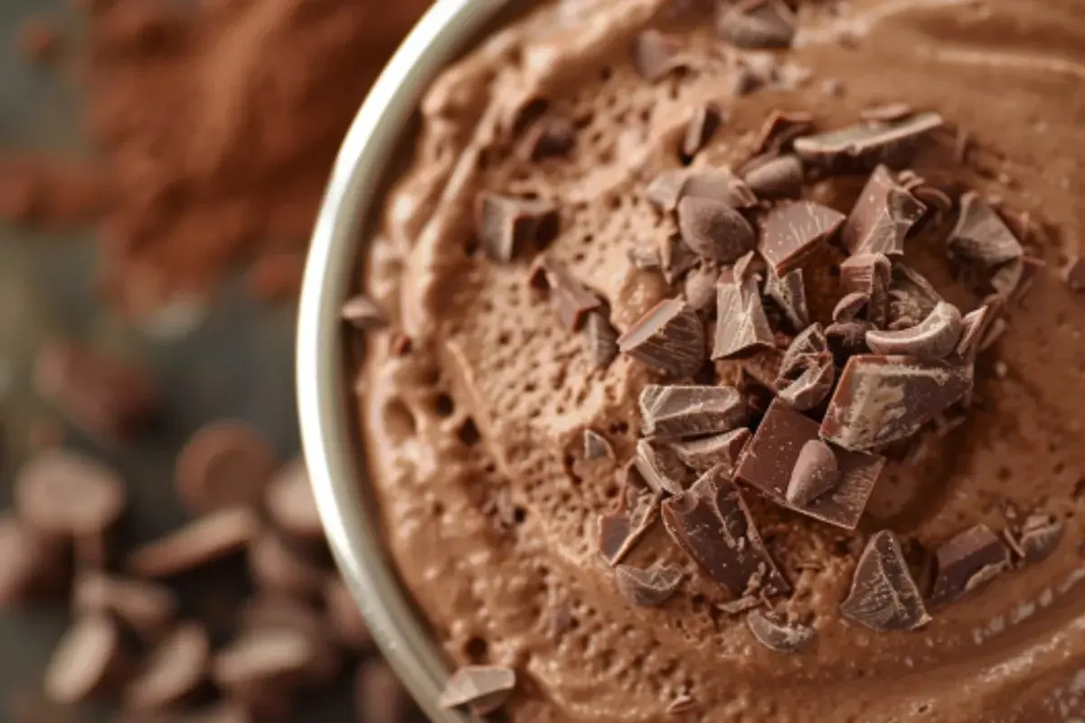 What is chocolate mousse made of