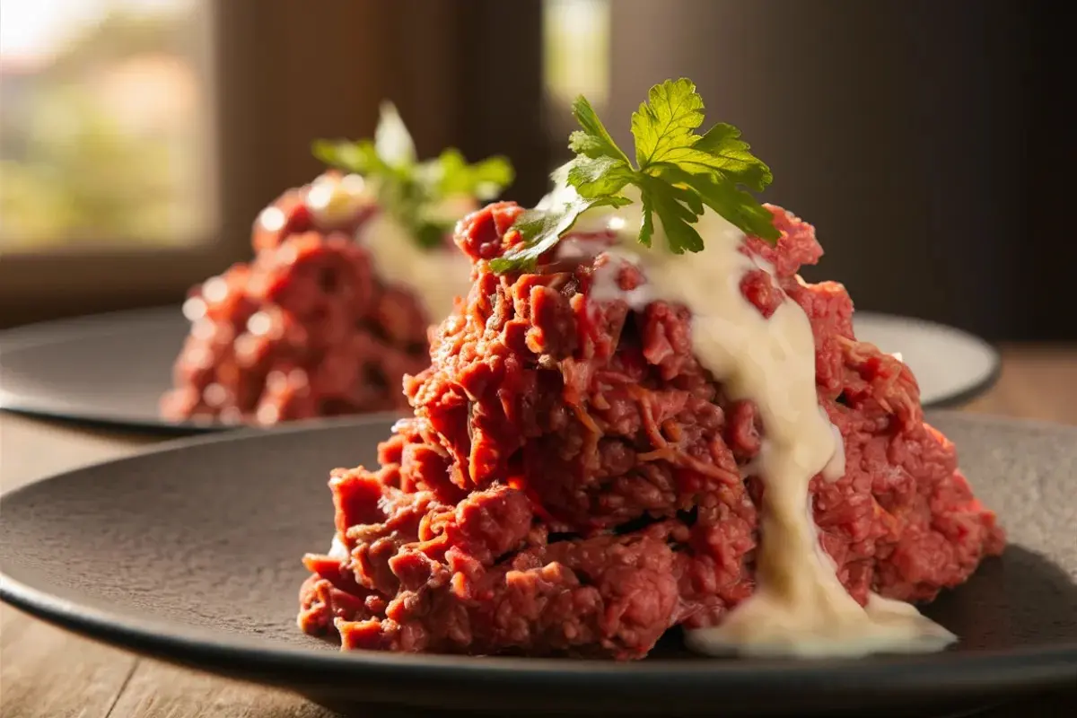 Adding milk to ground beef