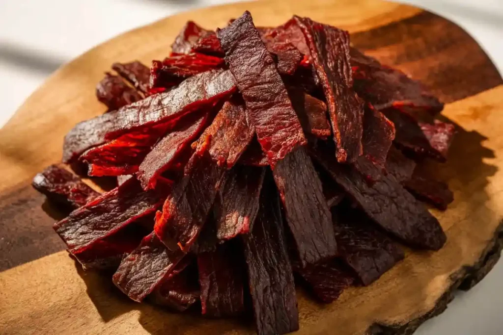 Beef jerky long-term storage