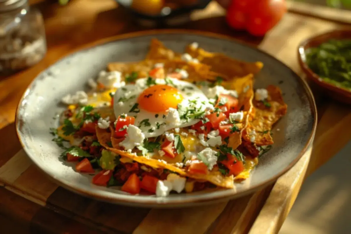 Celebrating chilaquiles recipe