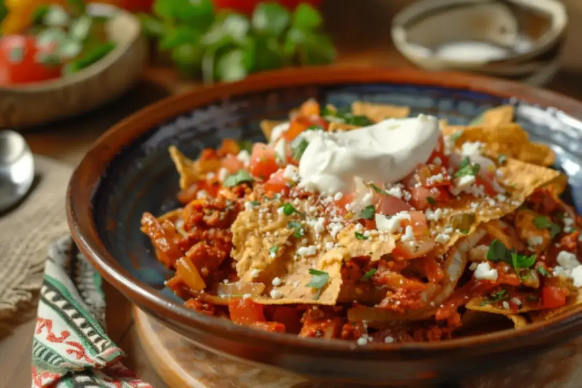 Celebrating chilaquiles recipe