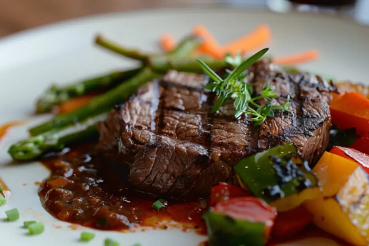 Chinese pepper steak so tender