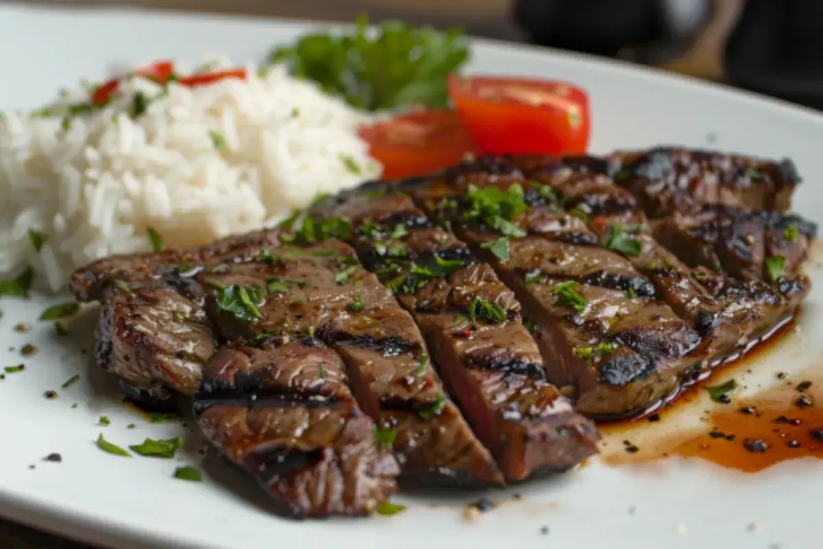 Chinese pepper steak so tender