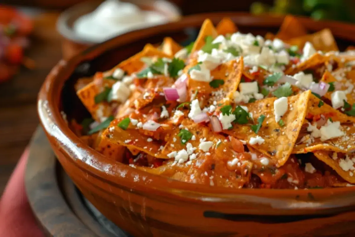 Should chilaquiles be crunchy or soft