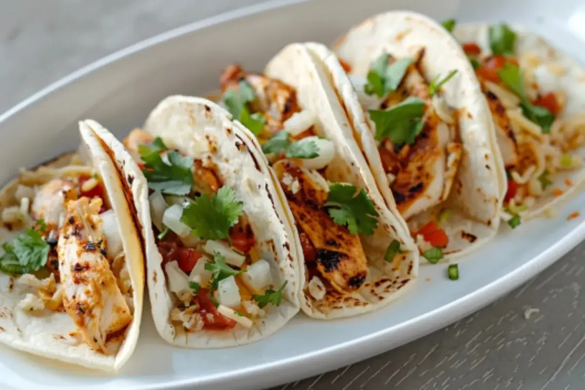 dinner chicken tacos