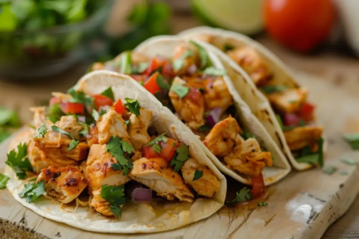 dinner chicken tacos