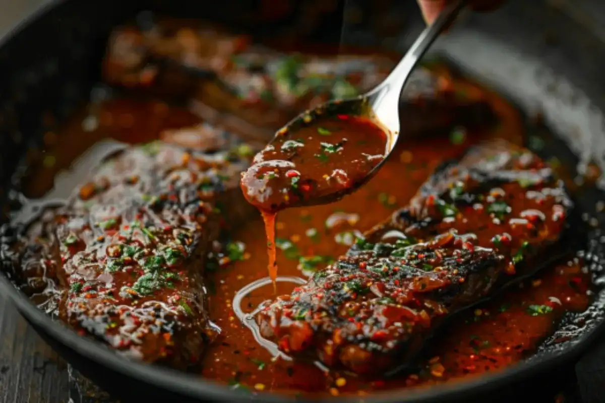 make pepper steak sauce