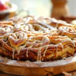 Cinnamon Roll Apple Pie